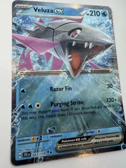 Pokemon TCG Journey Together Veluza EX 043/159 Near Mint - Image 2
