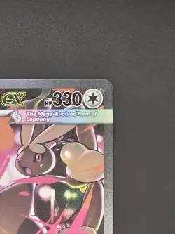 Mega Lopunny EX 128/094 Evolutions Holo Ultra Rare English Pokemon - Image 3