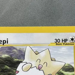 Pokemon Togepi 30/53 WOTC Black Star Promo Regular LP - Image 2