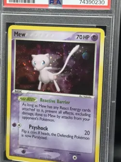 2006 Pokemon Pop Series 4 #4 Mew Holo PSA 6 Swirl 💫 - Image 2