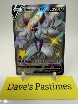 Grimmsnarl V SV116/SV122 Holo V Rare Shining Fates Shiny Vault Pokemon NM P3 - Image 1