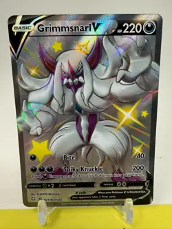 Grimmsnarl V SV116/SV122 Holo V Rare Shining Fates Shiny Vault Pokemon NM P3 - Image 2