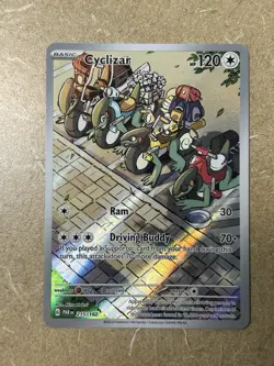 Cyclizar 215/182 Illustration Rare Paradox Rift Holo Pokemon - Image 1