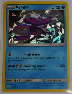 Pokemon TCG NM Kyogre - (Cracked Ice Holo) 053/236 Deck Exclusives Holo - Image 1