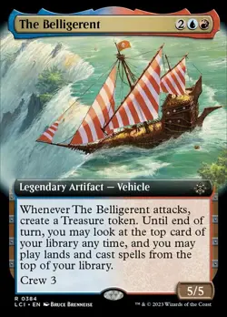 1 x The Belligerent - Extended Art - The Lost Caverns of Ixalan - NM-Mint - MTG - Image 1