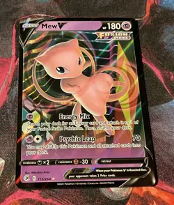 Pokemon TCG Mew V 113/264 - Image 1