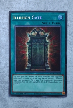 Konami Yu-Gi-Oh! Illusion Gate Maze of Muertos MZMU-EN023 1st Ed Secret Rare - Image 1