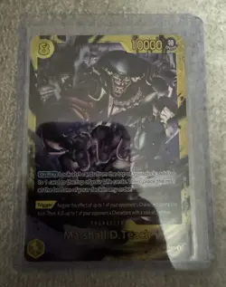 Marshall.D.Teach OP16-119 - One piece TCG - The Time of Battle - Secret Rare - Image 1