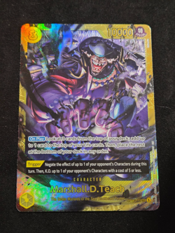 One Piece The Time of Battle Marshall D Teach OP16-119 Secret Rare SEC NM - Image 1
