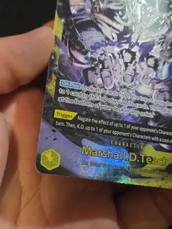One Piece The Time of Battle Marshall D Teach OP16-119 Secret Rare SEC NM - Image 5
