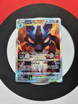 Pokemon Card TCG Lucario VSTAR SWSH291 Black Star Promo Crown Zenith 2023 NM - Image 1