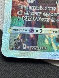 Pokemon Card TCG Lucario VSTAR SWSH291 Black Star Promo Crown Zenith 2023 NM - Image 2