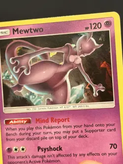 Pokemon TCG Mewtwo - 75/214 (Unbroken Bonds) (Cracked Ice Holo) Promo Card MP - Image 2