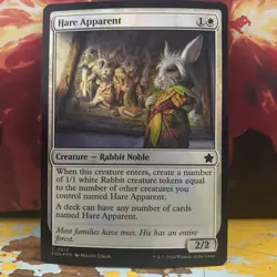 MTG Hare Apparent Foundations Foil X1 NM - Image 1