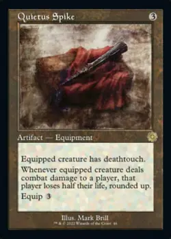 Light Play x 1 Quietus Spike - Retro Frame The Brothers' War Retro Artifacts - Image 1