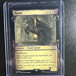 Nazgul #726 Showcase Scrolls LOTR Magic the Gathering Uncommon Rare Regular - Image 1