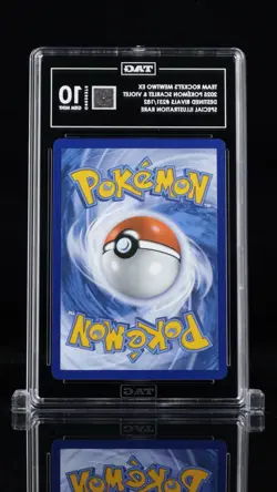 Pokemon Destined Rivals Team Rockets Mewtwo EX 231/182 SIR TAG Grade 10 Gem Mint - Image 2