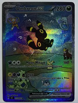 Pokemon Bubble Umbreon Display Art Card - Image 1