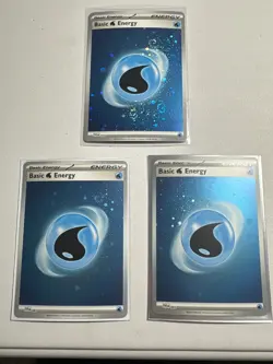 Pokemon Water Energy Holo Lot of 3 - Image 1