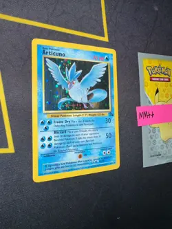 Pokemon Articuno Fossil Unlimited Holo Rare 2/62 🔥PSA Grade🔥 NA 💎NM++💎 - Image 2