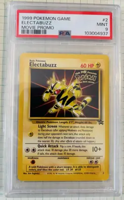 1999 Pokemon Electabuzz Movie Promo PSA 9 - Image 1
