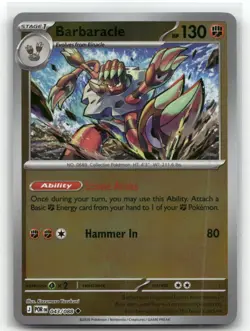 Barbaracle 043/088 Reverse Holo ME03: Perfect Order Pokemon TCG - Image 1