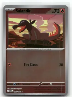Salandit 015/088 Reverse Holo ME03: Perfect Order Pokemon TCG - Image 1
