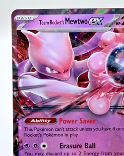 Team Rocket's Mewtwo EX 081/182 (NM) Destined Rivals Double Rare Pokemon - Image 2