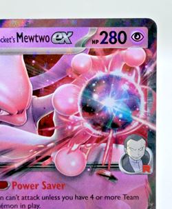 Team Rocket's Mewtwo EX 081/182 (NM) Destined Rivals Double Rare Pokemon - Image 3