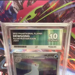 Dewgong 097/094 IR - Pokemon ME02 Phantasmal Flames ACE 10 PERFECT !👌 - Image 3