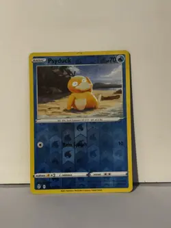Psyduck Reverse Holo 024/203 SWSH07: Evolving Skies Near Mint Pokemon Fast Ship - Image 1