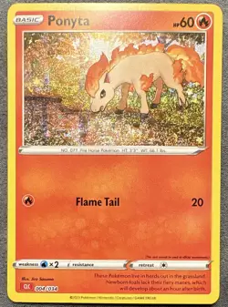 Pokemon Ponyta 004/034 Pokemon TCG Classic Holo NM - Image 1