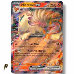 2023 Pokemon Scarlet & Violet 151 Ninetales ex 038/165 Ultra Rare Holo NM - Image 1