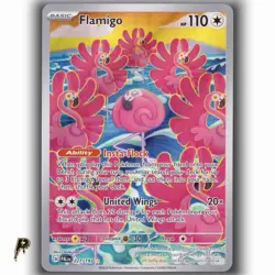 2023 Pokemon Paldea Evolved Flamigo 227/193 Illustration Rare Holo NM - Image 1