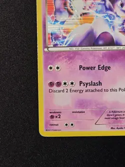 Mewtwo 53/113 Holo Rare Legendary Treasures Black & White Pokemon 2013 MP - Image 5