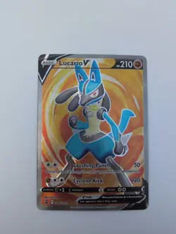 Pokemon TCG Lucario V SWSH213 Sword & Shield Promo Holo English HP210 - Image 1