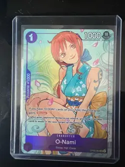 Bandai One Piece Card Game O-Nami OP05-062 OP-05 Special Foil English 1000 - Image 1