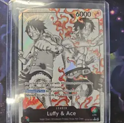 One Piece Luffy & Ace ST30-001 Alt Leader - Image 1
