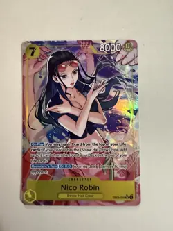 One Piece Nico Robin SR EB03-055 extra booster Heroines Alt Art English - Image 1