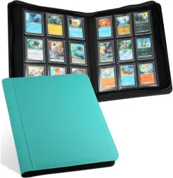 Pokemon Bubble Mew 9 Pocket Teal Top Loader Binder 324 Cards A Ready to Ship - Image 2