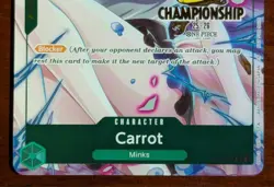 Carrot #P-070 (CS 25-26 Event Pack) One Piece Championship Promo Card | NM - Image 3