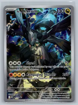 N's Zekrom 031 Holo Promo ME: Mega Evolution Promo Pokemon Card Near Mint - Image 1