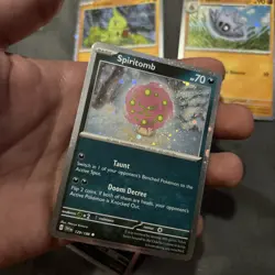 Pokemon TCG Larvitar + Pupitar + Tyranitar + Spiritomb COSMO FOIL PROMO Cards NM - Image 4