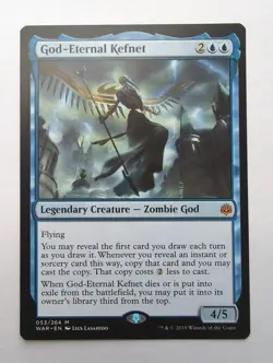 MTG God-Eternal Kefnet (WAR) War of the Spark Regular Mythic 053/264 - Image 1