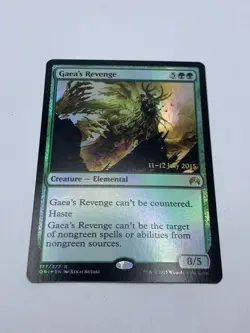 Gaea's Revenge - Magic Origins Prerelease Promo - MTG - Foil Rare - Image 2