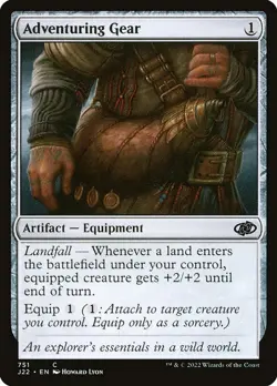 1x Adventuring Gear NM Eng MTG - Jumpstart 2022 - Image 1