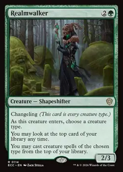 1x Realmwalker NM Eng MTG - Lorwyn Eclipsed Commander - Image 1