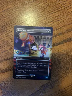 Near Mint, English - 1 x MTG Open the Armory (2089) - Rainbow Foil Secret Lair - Image 1