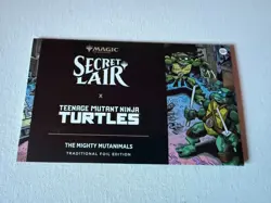 MTG Secret Lair TMNT The Mighty Mutanimals- foil - sealed - FREE SHIPPING - Image 1