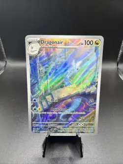 Pokemon TCG Dragonair Scarlet & Violet Holo Illustration Rare Card 181/165 - Image 1